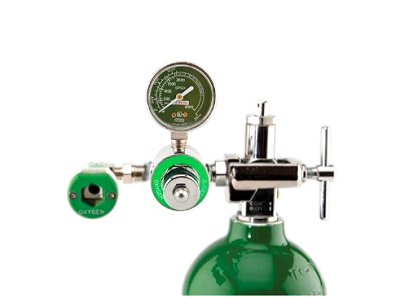 50 PSI Preset CGA 870 Oxygen Regulator (Puritan Bennett Coupler)