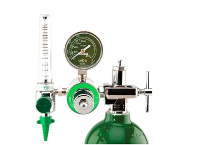 50 PSI Preset CGA 870 Oxygen Regulator (0-15 LPM Flowmeter)